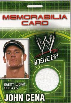 2006 Topps WWE Insider - Memorabilia #NNO John Cena  Front