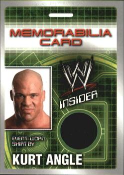2006 Topps WWE Insider - Memorabilia #NNO Kurt Angle  Front