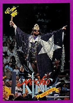 1990 Classic WWF - Promos #NNO Macho King Randy Savage Front