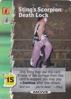 2000 Wizards Of The Coast WCW Nitro #NNO Sting's Scorpion Death-Lock Front