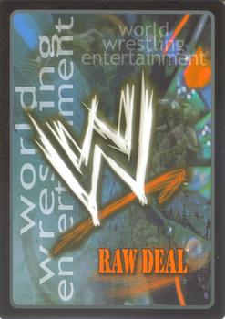 2004 Comic Images WWE Raw Deal: Vengeance #143 Who Do You Think You Are? Back