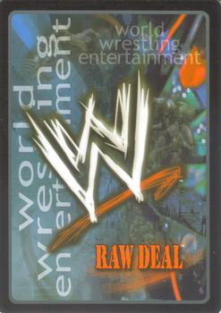 2004 Comic Images WWE Raw Deal: Vengeance #147 Managed by Paul Bearer Back