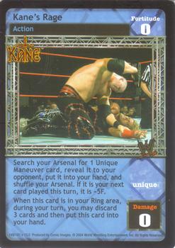 2004 Comic Images WWE Raw Deal: Vengeance #149 Kane's Rage Front