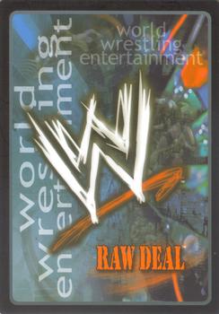 2004 Comic Images WWE Raw Deal: Vengeance #154 The Best Surprises Sneak Up From Behind Back