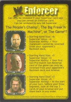 2004 Comic Images WWE Raw Deal: Vengeance #168 The People's Champ, The Big Freak'n Machine, or The Game? Front