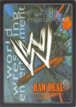 2004 Comic Images WWE Raw Deal: Vengeance #16 Vertical DDT Drop Back