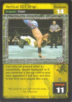 2004 Comic Images WWE Raw Deal: Vengeance #16 Vertical DDT Drop Front