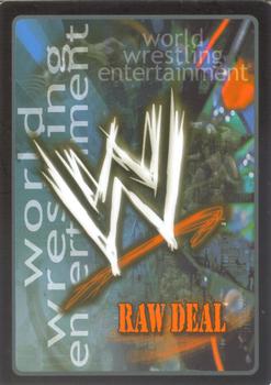 2004 Comic Images WWE Raw Deal: Vengeance #26 Triangle Choke Back