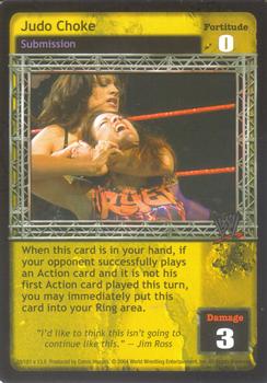 2004 Comic Images WWE Raw Deal: Vengeance #28 Judo Choke Front