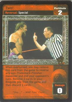 2004 Comic Images WWE Raw Deal: Vengeance #40 Two! Front