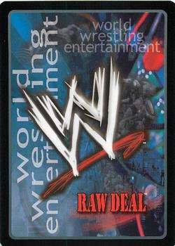 2004 Comic Images WWE Raw Deal: Vengeance #99 Cheap Accolades Back