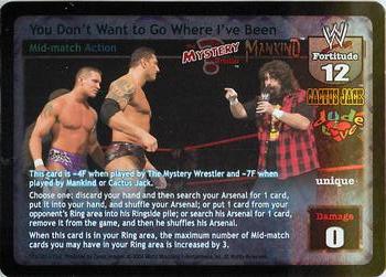 2004 Comic Images WWE Raw Deal: Vengeance #113 You Don't Want to Go Where I've Been Front