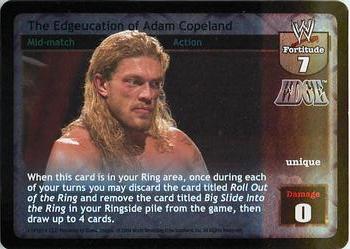 2004 Comic Images WWE Raw Deal: Vengeance #118 Edgeucation of Adam Copeland Front