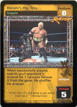 2004 Comic Images WWE Raw Deal: Vengeance #150 Rikishi's Hip Toss Front