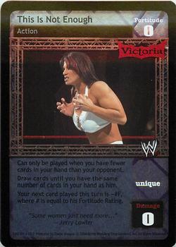 2004 Comic Images WWE Raw Deal: Vengeance #180 This is Not Enough Front