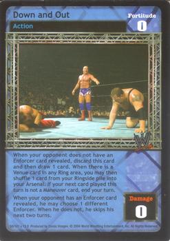 2004 Comic Images WWE Raw Deal: Vengeance #50 Down and Out Front