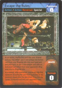 2004 Comic Images WWE Raw Deal: Vengeance #55 Escape the Rules Front
