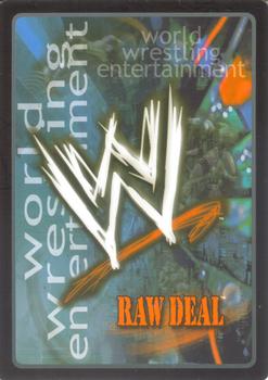 2004 Comic Images WWE Raw Deal: Vengeance #6 Left Cross Punch Back