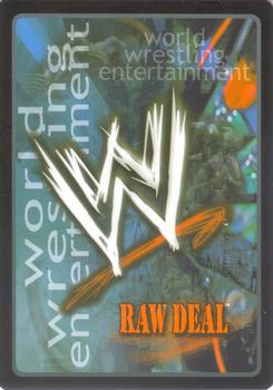 2004 Comic Images WWE Raw Deal: Vengeance #91 Ringside Assistance Back
