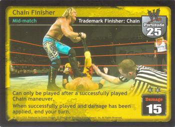 2004 Comic Images WWE Raw Deal: Vengeance #94 Chain Finisher Front