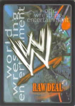 2005 Comic Images WWE Raw Deal: Unforgiven #147 No Fault Pump Handle Slam Back