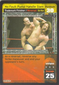 2005 Comic Images WWE Raw Deal: Unforgiven #147 No Fault Pump Handle Slam Front