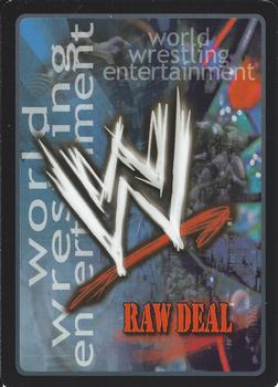 2005 Comic Images WWE Raw Deal: Unforgiven #14 Back Body Drop Back