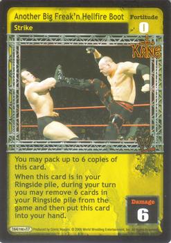 2005 Comic Images WWE Raw Deal: Unforgiven #164 Another Big Freak'n Hellfire Boot Front