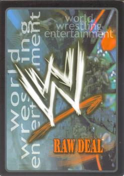2005 Comic Images WWE Raw Deal: Unforgiven #186 Spider Web Moonsault Back