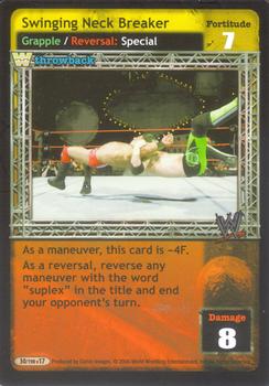 2005 Comic Images WWE Raw Deal: Unforgiven #30 Swinging Neck Breaker Front