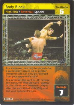 2005 Comic Images WWE Raw Deal: Unforgiven #3 Body Block Front