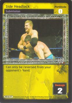 2005 Comic Images WWE Raw Deal: Unforgiven #40 Side Headlock Front