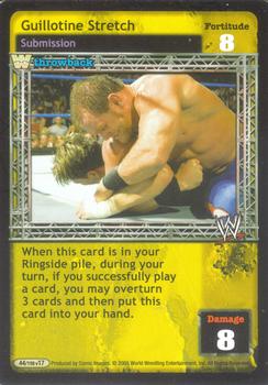 2005 Comic Images WWE Raw Deal: Unforgiven #44 Guillotine Stretch Front