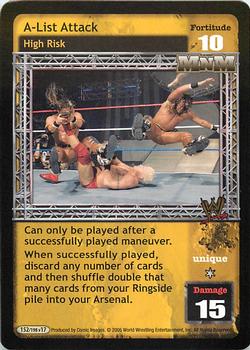 2005 Comic Images WWE Raw Deal: Unforgiven #152 A-List Attack Front