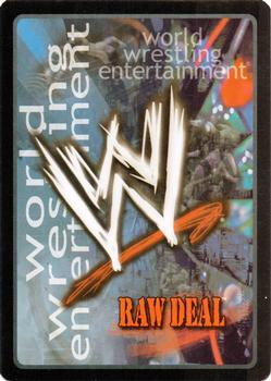 2005 Comic Images WWE Raw Deal: Unforgiven #166 The Wolverine's Sharpshooter Back