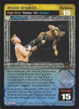 2005 Comic Images WWE Raw Deal: Unforgiven #5 Missile Dropkick Front