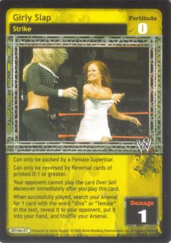 2005 Comic Images WWE Raw Deal: Unforgiven #7 Girly Slap Front