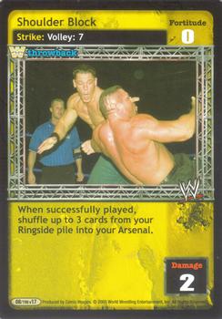 2005 Comic Images WWE Raw Deal: Unforgiven #8 Shoulder Block Front