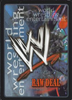 2005 Comic Images WWE Raw Deal: Unforgiven #98 Introduce Your Brain to Your Mouth... Back