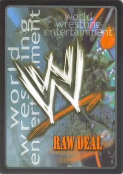 2005 Comic Images WWE Raw Deal: Unforgiven #9 Running Elbow Smash Back
