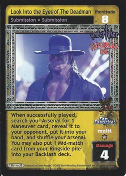 2006 Comic Images WWE Raw Deal: The Great American Bash #130 Look Into the Eyes of The Deadman Front