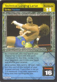 2006 Comic Images WWE Raw Deal: The Great American Bash #16 Technical Lunging Lariat Front