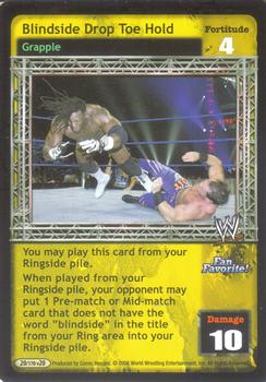 2006 Comic Images WWE Raw Deal: The Great American Bash #20 Blindside Drop Toe Hold Front