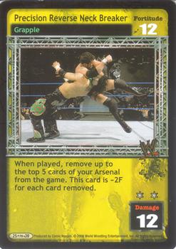 2006 Comic Images WWE Raw Deal: The Great American Bash #25 Precision Reverse Neck Breaker Front