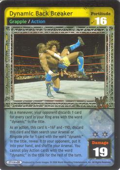 2006 Comic Images WWE Raw Deal: The Great American Bash #27 Dynamic Backbreaker Front
