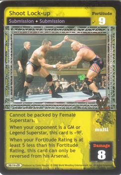 2006 Comic Images WWE Raw Deal: The Great American Bash #36 Shoot Lock-up Front