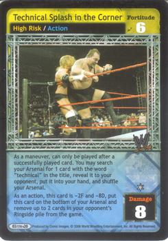 2006 Comic Images WWE Raw Deal: The Great American Bash #3 Technical Splash in the Corner Front