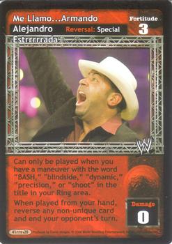 2006 Comic Images WWE Raw Deal: The Great American Bash #41 Me Llamo...Armando Alejandro Estrrrrrada Front