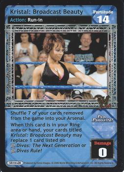 2006 Comic Images WWE Raw Deal: The Great American Bash #54 Kristal: Broadcast Beauty Front