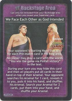 2006 Comic Images WWE Raw Deal: The Great American Bash #77 We Face Each Other as God Intended Front